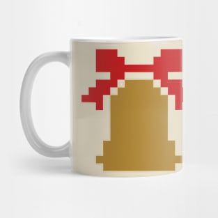 Christmas Bell Pixel Art Mug